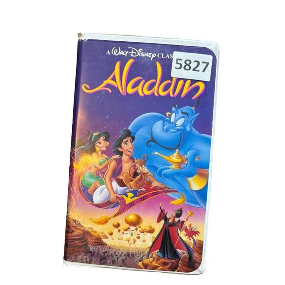 Walt Disney Classic Aladdin VHS 1993 Black Diamond Edition Vintage Collectible T - Picture 6 of 6